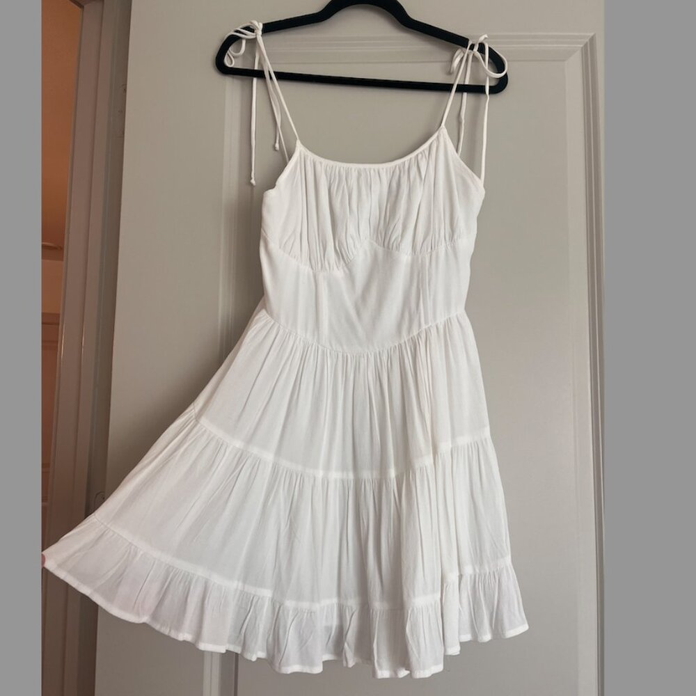White Mini Summer Dress
